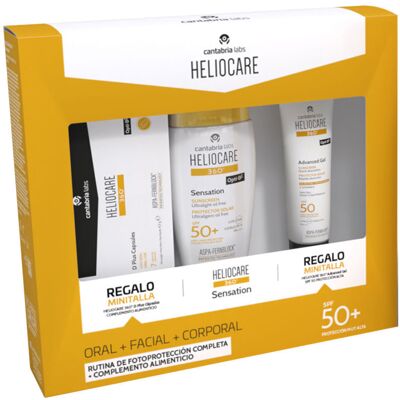 Cantabria Labs Heliocare 360° Sensation SP50+ Estuche 3 pz Cantabria Labs Heliocare 360° Sensation SP50+ Estuche 3 pz
