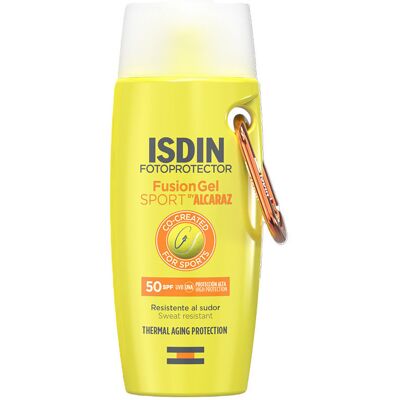 Isdin Fotoprotettore fusion gel sport Alcaraz SPF50 100 ml Isdin Fotoprotettore fusion gel sport Alcaraz SPF50 100 ml