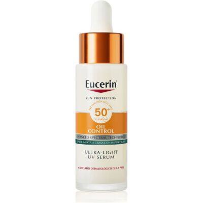 Eucerin Sun Face Oil Control Uv sérum ultraligero SPF50+ 30 ml Eucerin Sun Face Oil Control Uv sérum ultraligero SPF50+ 30 ml