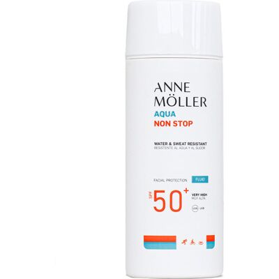 Anne Möller Aqua Non Stop resistente all’acqua e al sudore SPF50+ Anne Möller Aqua Non Stop resistente all’acqua e al sudore SPF50+