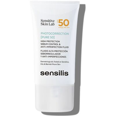 Sensilis Photocorrection Pure 50 Fluido Alta Protezione SPF50 40 ml Sensilis Photocorrection Pure 50 Fluido Alta Protezione SPF50 40 ml