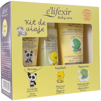 Kit da viaggio Elifexir Eco Baby Care - Kit di cura per bambini Kit da viaggio Elifexir Eco Baby Care - Kit di cura per bambini