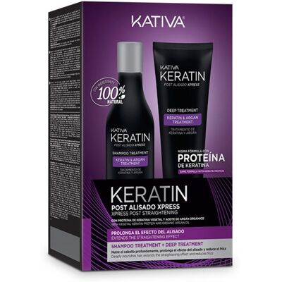 Kativa Keratin Express Post Set Lisciante Brasiliano 2 pz Kativa Keratin Express Post Set Lisciante Brasiliano 2 pz