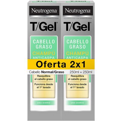 Neutrogena Confezione Shampoo Antiforfora NORMALE-GROSA T/GEL 2 x 250 ml Neutrogena Confezione Shampoo Antiforfora NORMALE-GROSA T/GEL 2 x 250 ml
