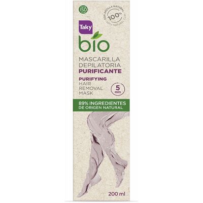 Taky Bio Maschera Purificante Naturale per la Depilazione - Maschera depilatoria Taky Bio Maschera Purificante Naturale per la Depilazione - Maschera depilatoria