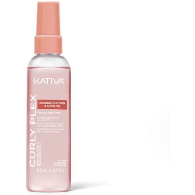 Kativa Curly Plex Olio Rigenerante e Lucidante per Ricci 110 ml Kativa Curly Plex Olio Rigenerante e Lucidante per Ricci 110 ml