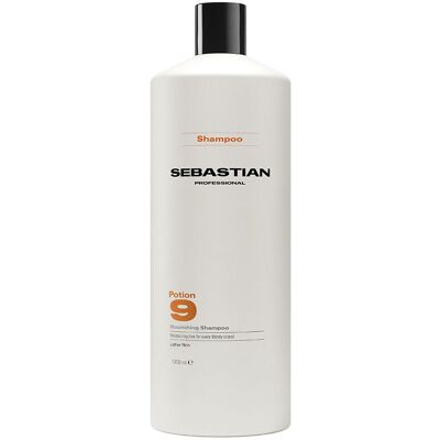 Sebastian Potion 9 Shampoo Professionale Nutriente e Idratante, Detersione e Morbidezza Irresistibili, 1000 ml Sebastian Potion 9 Shampoo Professionale Nutriente e Idratante, Detersione e Morbidezza Irresistibili, 1000 ml