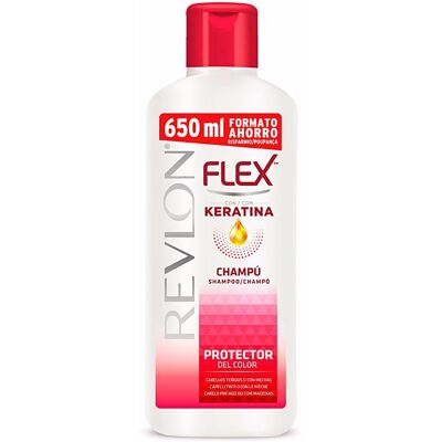 Revlon Mass Market Flex Keratin shampoo colorato protettivo colore 650 ml Revlon Mass Market Flex Keratin shampoo colorato protettivo colore 650 ml