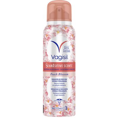 Vagisil Delicate Essences Peach Blossom Deodorante Intimo Spray 125 ml Vagisil Delicate Essences Peach Blossom Deodorante Intimo Spray 125 ml