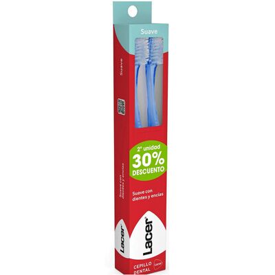 Spazzolino Morbido Lacer - 2 Pezzi Spazzolino Morbido Lacer - 2 Pezzi