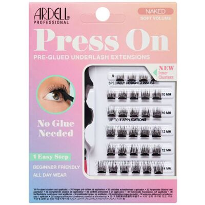 Ardell Extension ciglia pre-incollate Press On #naked soft volume 30 unità Ardell Extension ciglia pre-incollate Press On #naked soft volume 30 unità