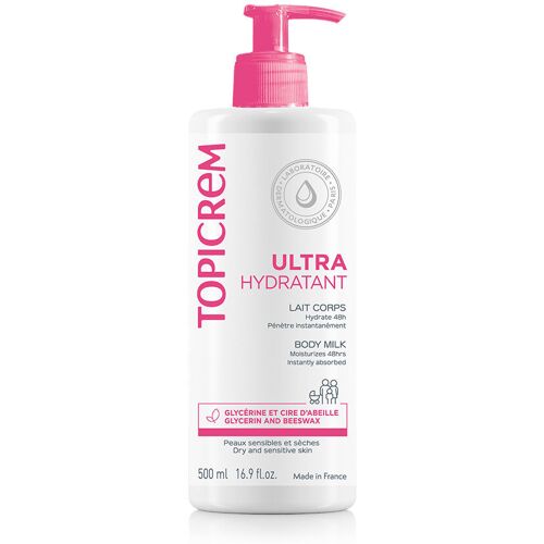 Topicrem UH BODY Ultra-Moisturizing Body Milk latte corpo di idratazione profonda per pelli secche e sensibili 500 ml