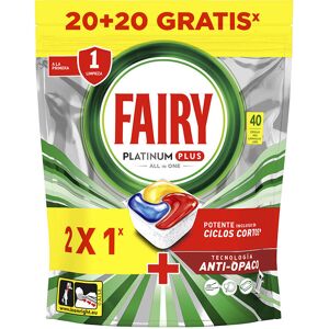 Fairy Lavastoviglie Platinum Plus 40 capsule Fairy Lavastoviglie Platinum Plus 40 capsule