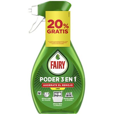 Fairy Power 3 In 1 Limone flacone spray 500 ml Fairy Power 3 In 1 Limone flacone spray 500 ml