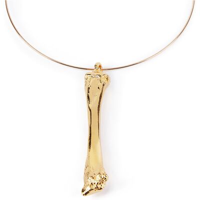Shabama Been collana rigida #oro lucido Shabama Been collana rigida #oro lucido
