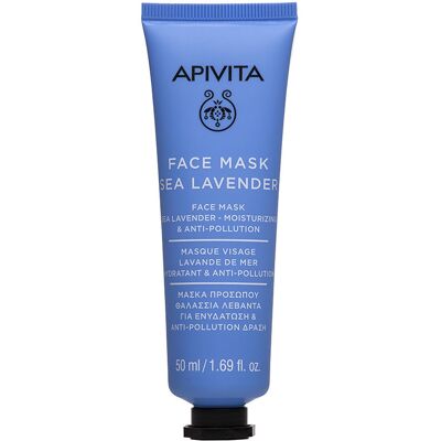 Maschera Viso Idratante Anti-Inquinamento con Lavanda Marina - Apivita Maschera Viso Idratante Anti-Inquinamento con Lavanda Marina - Apivita