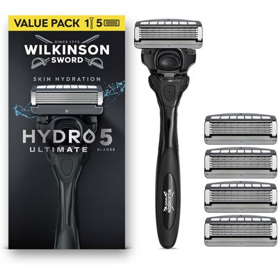 Wilkinson Hydro 5 Ultimate máquina + 5 recambios 5 u Wilkinson Hydro 5 Ultimate máquina + 5 recambios 5 u