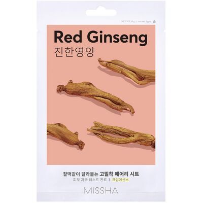 Missha Maschera in tessuto Air Fit #ginseng rosso Missha Maschera in tessuto Air Fit #ginseng rosso