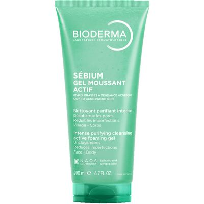 Bioderma Sébium Gel Moussant Actif Gel Detergente (200 ml) Bioderma Sébium Gel Moussant Actif Gel Detergente (200 ml)