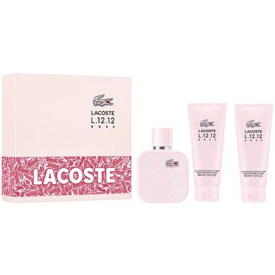 Lacoste L.12.12 Rosa - Set di Profumi Floreali e Fruttati Lacoste L.12.12 Rosa - Set di Profumi Floreali e Fruttati