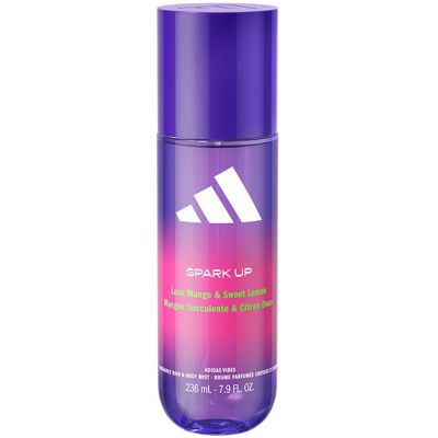 Adidas Vibes Spark UP, spray profumato per capelli e corpo, 236 ml Adidas Vibes Spark UP, spray profumato per capelli e corpo, 236 ml