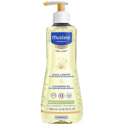 Mustela BÉBÉ-NIÑO olio detergente per pelli secche 500 ml Mustela BÉBÉ-NIÑO olio detergente per pelli secche 500 ml