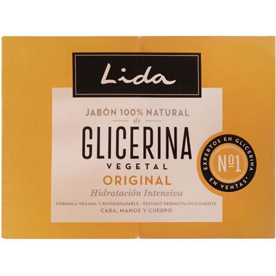 Lida Sapone 100% Naturale Glicerina Originale Lotto 2 x 125 gr Lida Sapone 100% Naturale Glicerina Originale Lotto 2 x 125 gr