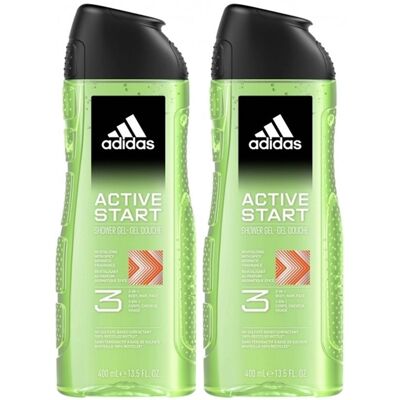 Adidas Active Start Gel Doccia Lotto 2 x 400 ml Adidas Active Start Gel Doccia Lotto 2 x 400 ml