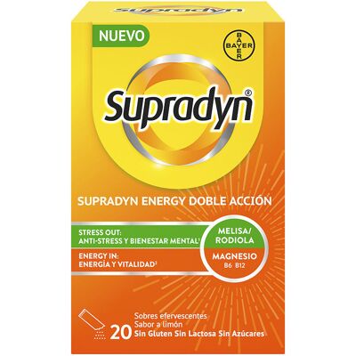 Supradyn Energy bustine effervescenti a doppia azione 20 unità Supradyn Energy bustine effervescenti a doppia azione 20 unità