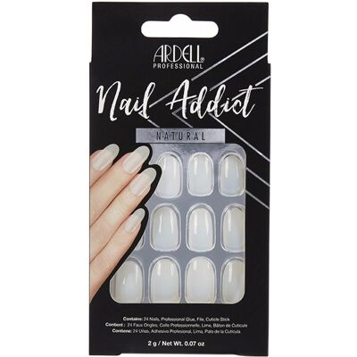 Ardell Nail Addict natural oval 1 u Ardell Nail Addict natural oval 1 u