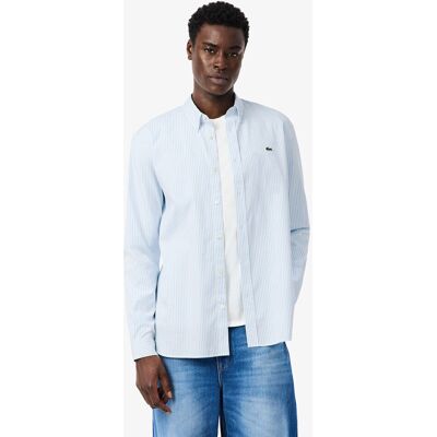 LACOSTE CAMICIA OXFORD A RIGHE 41 LACOSTE CAMICIA OXFORD A RIGHE 41