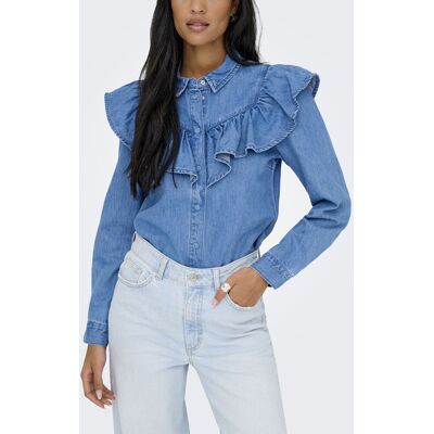 ONLY CAMICIA INDIGO IN JEANS XL ONLY CAMICIA INDIGO IN JEANS XL