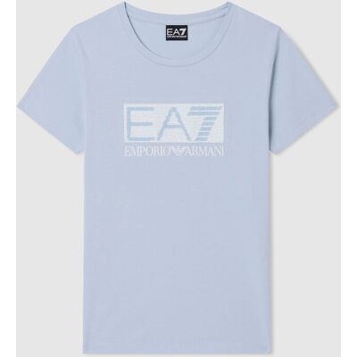 EA7 T-SHIRT LOGO SERIES IN JERSEY DI COTONE CON LOGO S EA7 T-SHIRT LOGO SERIES IN JERSEY DI COTONE CON LOGO S