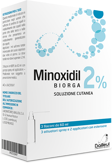 BAILLEUL MINOXIDIL BIORGA*SOL CUT 3FL2%