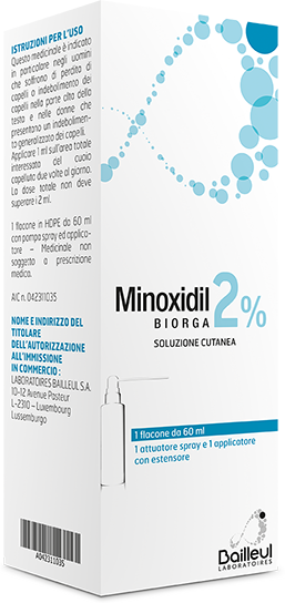 BAILLEUL MINOXIDIL BIORGA%SOL CUT60ML2% 1 BAILLEUL MINOXIDIL BIORGA%SOL CUT60ML2%