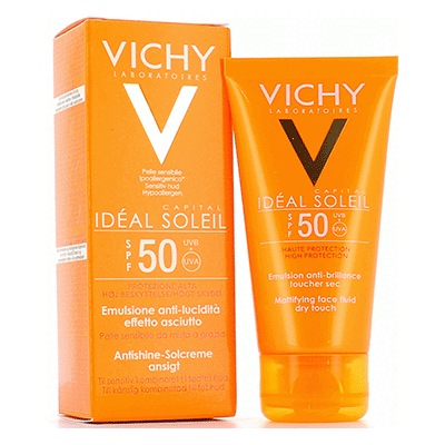 Vichy - Capital Soleil SPF 50 Fluido Opacizzante per il Viso Vichy - Capital Soleil SPF 50 Fluido Opacizzante per il Viso