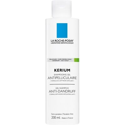 Shampoo anti-forfora micro-esfoliante La Roche-Posay Kerium - 200ml Shampoo anti-forfora micro-esfoliante La Roche-Posay Kerium - 200ml