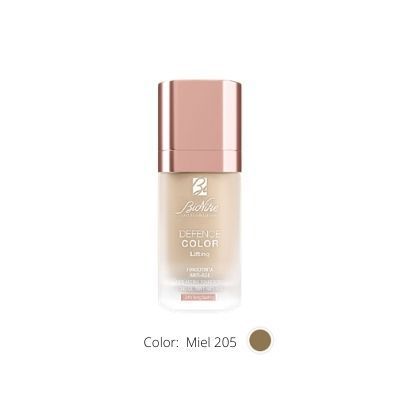 Fondotinta Defence Color 205 Miele - Anti-età, Lunga durata, SPF 15 - Fondotinta Fondotinta Defence Color 205 Miele - Anti-età, Lunga durata, SPF 15 - Fondotinta