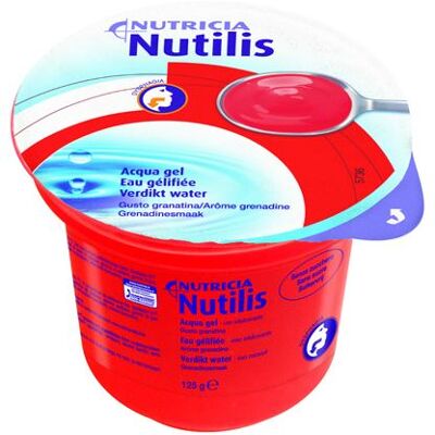 Nutricia Nutilis Aqua Gusto Granatina - Gel per Disfagia - 12x125g Nutricia Nutilis Aqua Gusto Granatina - Gel per Disfagia - 12x125g