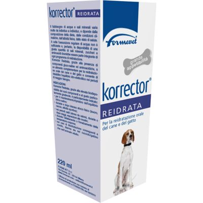Formevet Srl Korrector Reidrata - Supporto idratazione cani e gatti Formevet Srl Korrector Reidrata - Supporto idratazione cani e gatti