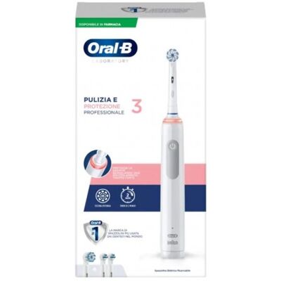 Oral B Laboratory Pulizia e Protezione 3 - spazzolino elettrico + 2 testine Oral B Laboratory Pulizia e Protezione 3 - spazzolino elettrico + 2 testine