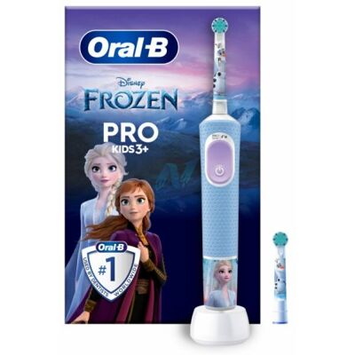 Spazzolino Elettrico Oral-B Pro Kids Frozen Blu Chiaro - Bambini Spazzolino Elettrico Oral-B Pro Kids Frozen Blu Chiaro - Bambini