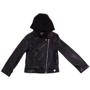 Giacca Bambina GUESS Jet black Pu hooded ls jacket w/zip 3Anni Giacca Bambina GUESS Jet black Pu hooded ls jacket w/zip 3Anni