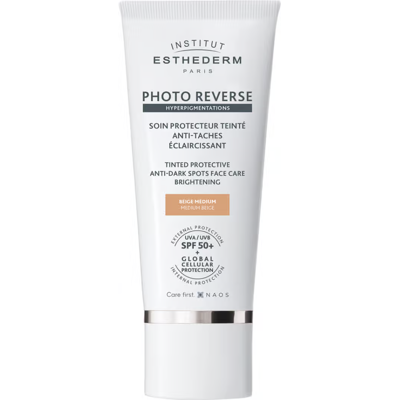Institut Esthederm Solaire Photo Reverse Depigmenting Sunscreen Tinted 50mL Medium Beige Institut Esthederm Solaire Photo Reverse Depigmenting Sunscreen Tinted 50mL Medium Beige