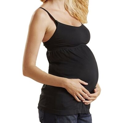 Cantaloop Pregnancy Nursing Tanktop Size L 1 un. Black L Cantaloop Pregnancy Nursing Tanktop Size L 1 un. Black L