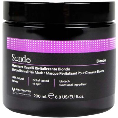 Sendo Blonde Revival Maschera Capelli Biondi - Naturale, Decolorato, Bianco - 200mL Sendo Blonde Revival Maschera Capelli Biondi - Naturale, Decolorato, Bianco - 200mL