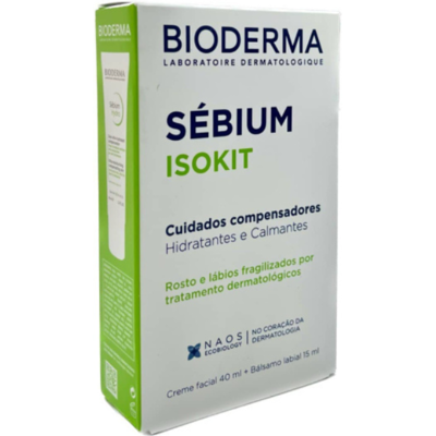 Bioderma Sebium Isokit - Kit di cura viso per pelle grassa, secca e irritata Bioderma Sebium Isokit - Kit di cura viso per pelle grassa, secca e irritata