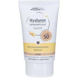 Naturwaren Medipharma Hyaluron Protezione Solare Viso Colorata SPF50+ 50 ml Crema solare Naturwaren Medipharma Hyaluron Protezione Solare Viso Colorata SPF50+ 50 ml Crema solare