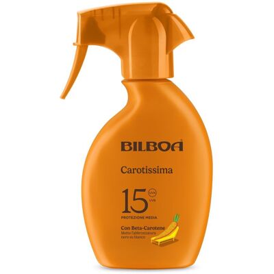 Bilboa Trigger Carotissima SPF 15 - Spray solare Bilboa Trigger Carotissima SPF 15 - Spray solare