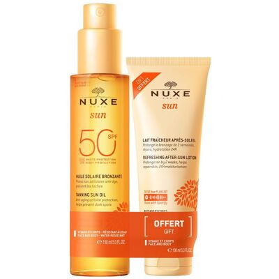 NUXE Sun Olio Spf50 + Latte Doposole 1 pz Set NUXE Sun Olio Spf50 + Latte Doposole 1 pz Set